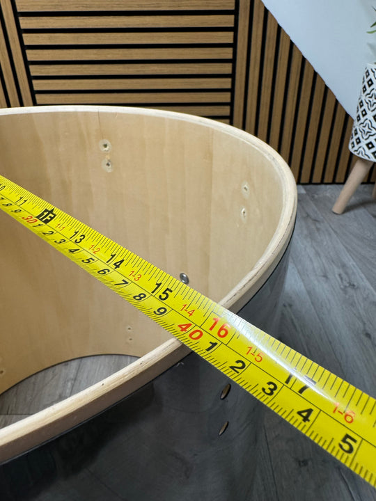 Pearl Forum Floor Tom Drum Shell 16”x16” Bare Wood #OV40