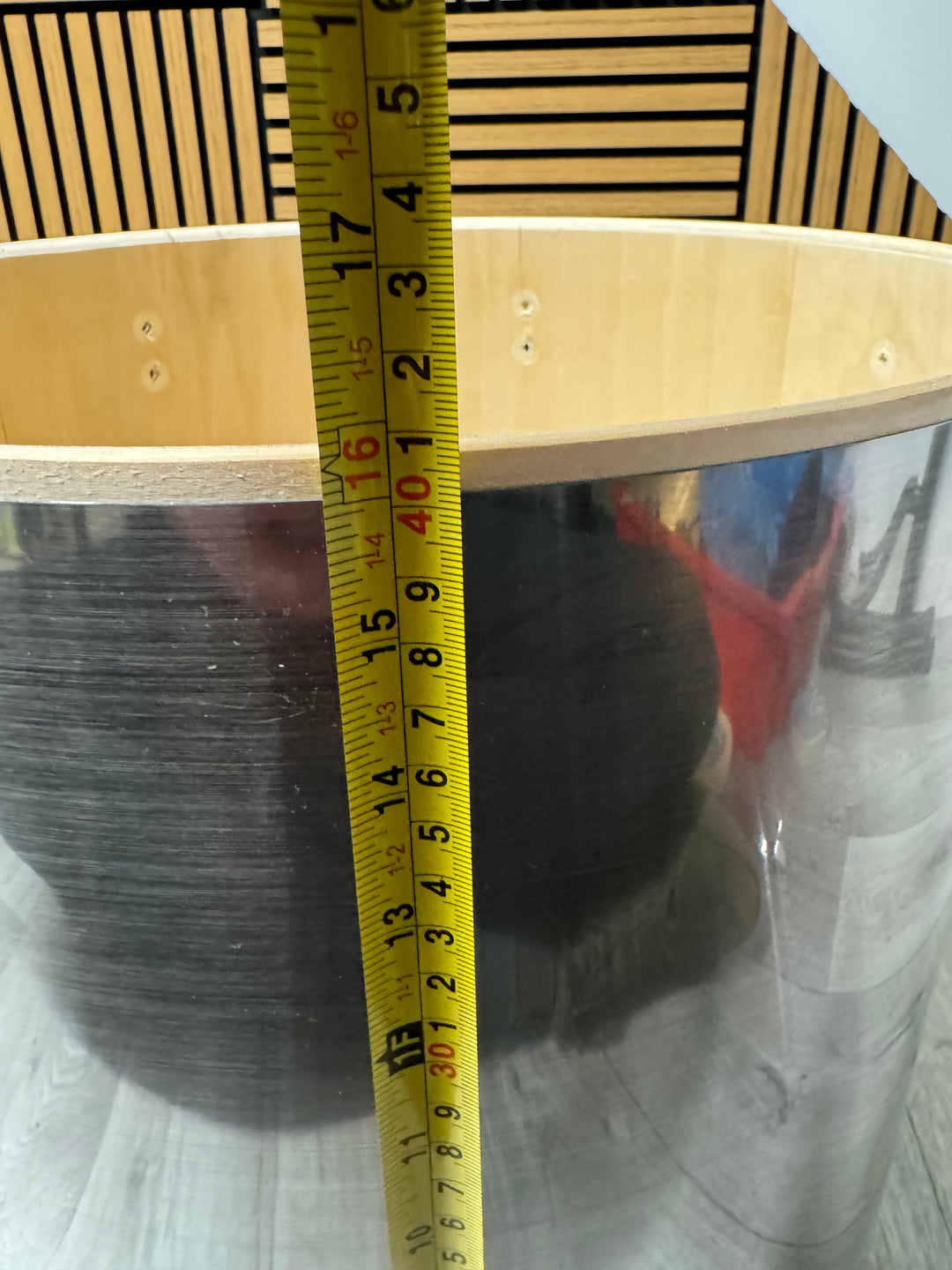 Pearl Forum Floor Tom Drum Shell 16”x16” Bare Wood #OV40