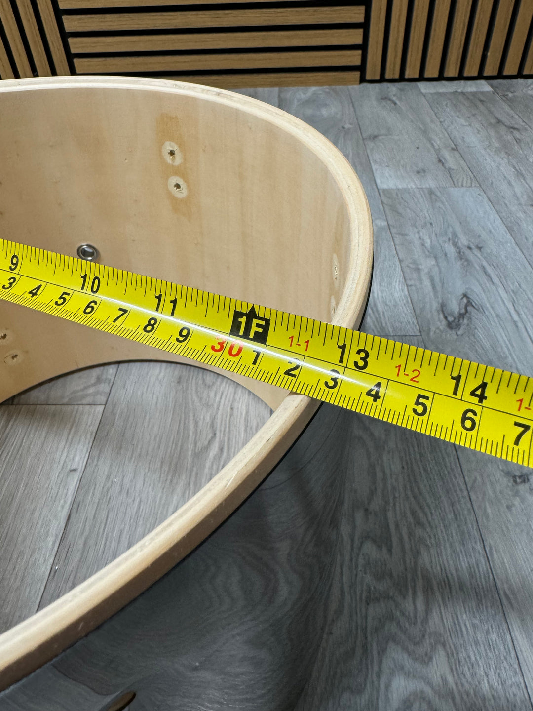 Pearl Forum Tom Drum Shell 13”x10” Bare Wood #OV41