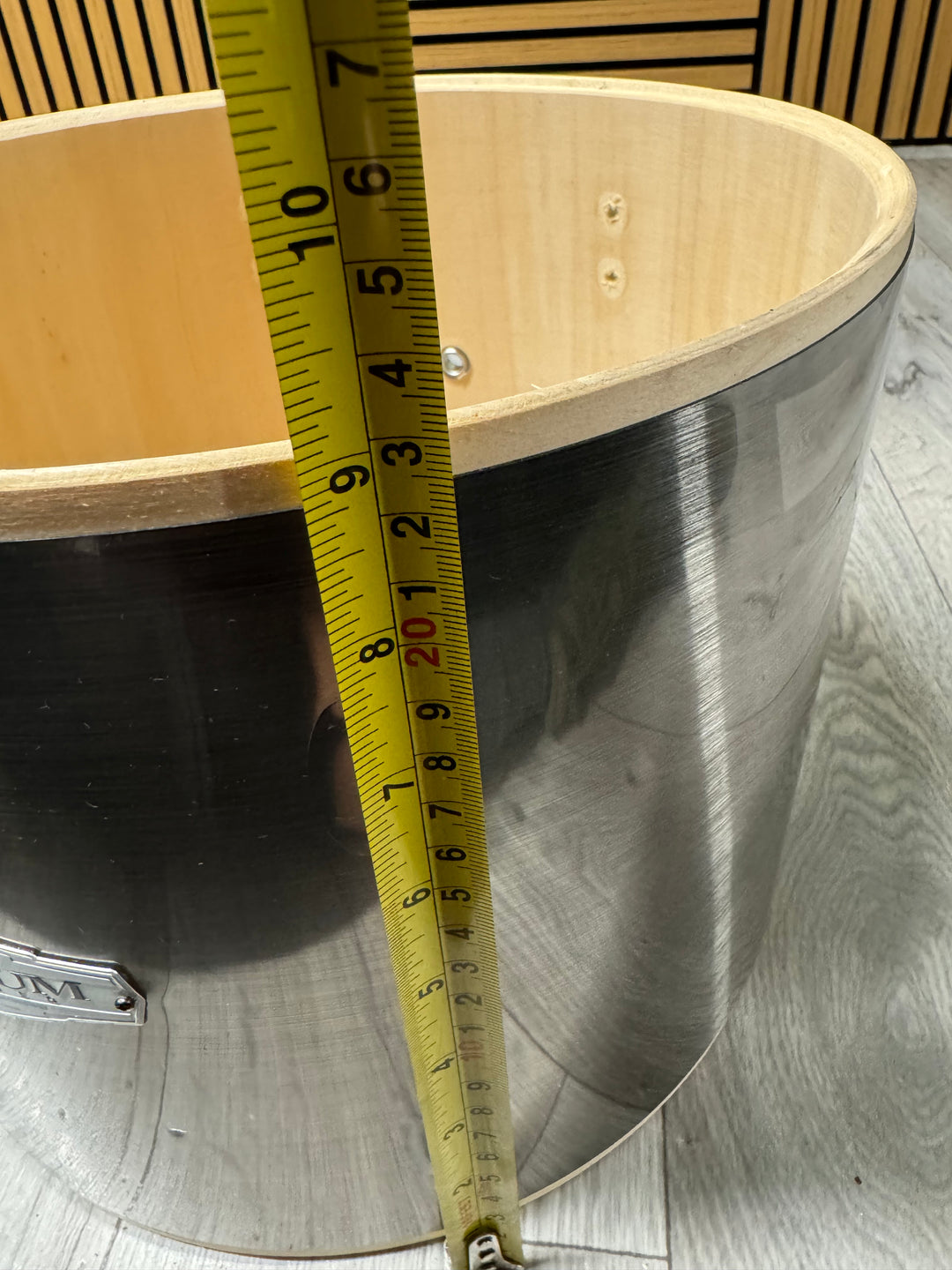 Pearl Forum Tom Drum Shell 12”x9” Bare Wood #OV42