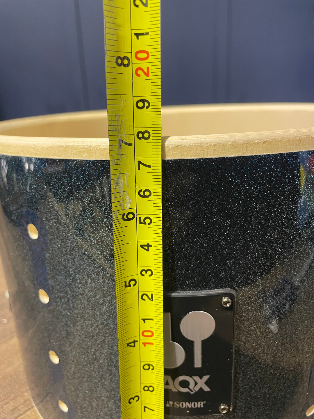 SONOR AQX 10”x7” Tom Drum Bare Wood Project / Upcycle #NV23