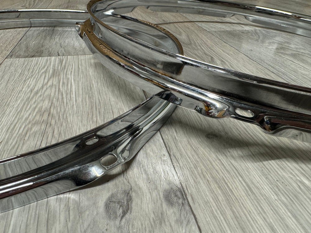 Pearl 13” Drum Hoops Rims 6-Lug Hardware Tension #OV47