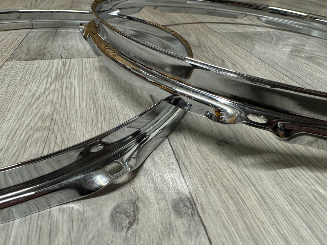 Pearl 13” Drum Hoops Rims 6-Lug Hardware Tension #OV47