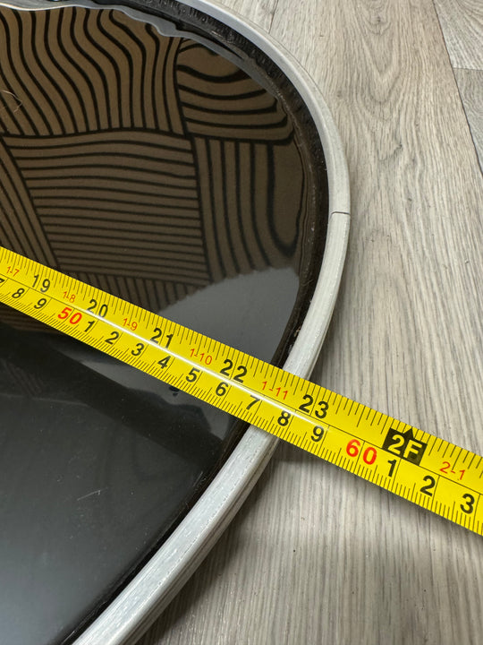 Pearl Bass 22" Drum Heads (Pair) / Black & Clear #OV48