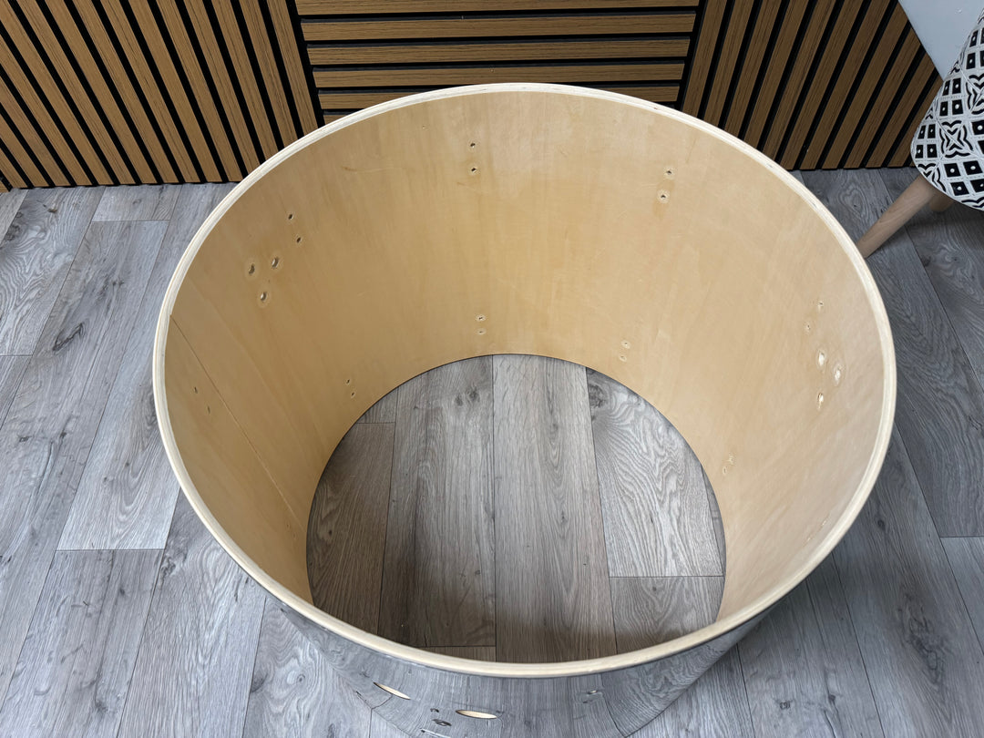 Pearl Forum Bass Drum Shell 22”x18” Bare Wood Project / Upcycle #OV49