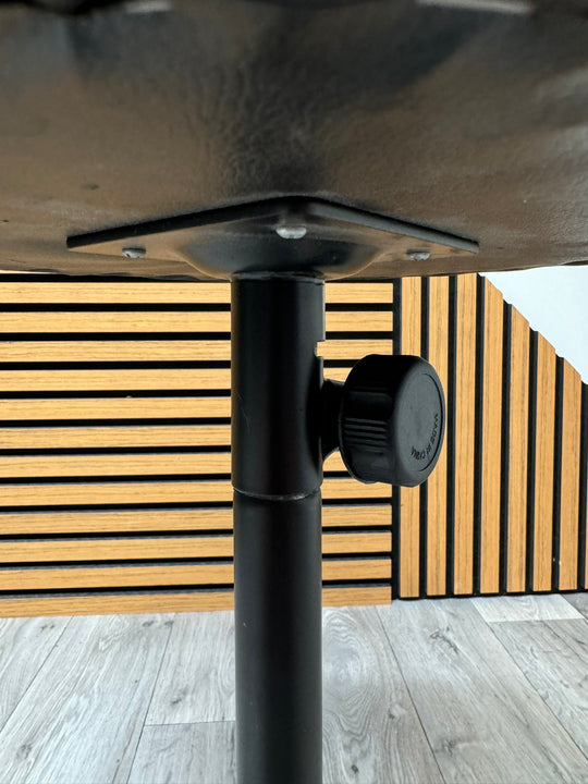 Drum Stool Throne / Black Hardware / Fixed Height #WI10