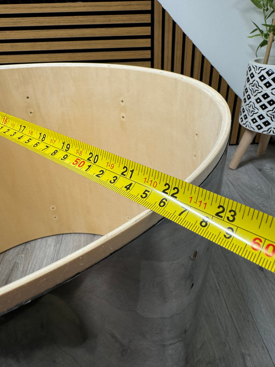 Pearl Forum Bass Drum Shell 22”x18” Bare Wood Project / Upcycle #OV49