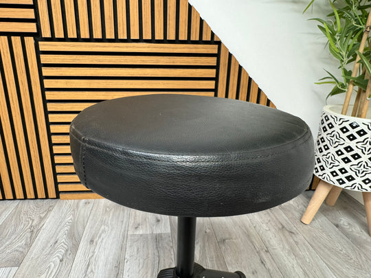 Drum Stool Throne / Black Hardware / Fixed Height #WI10
