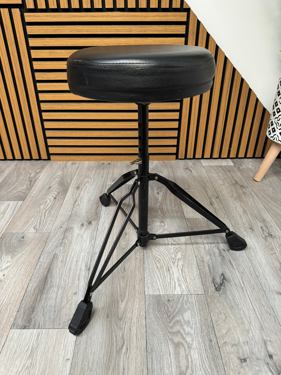 Drum Stool Throne / Height Adjustable / Double Braced #WI11