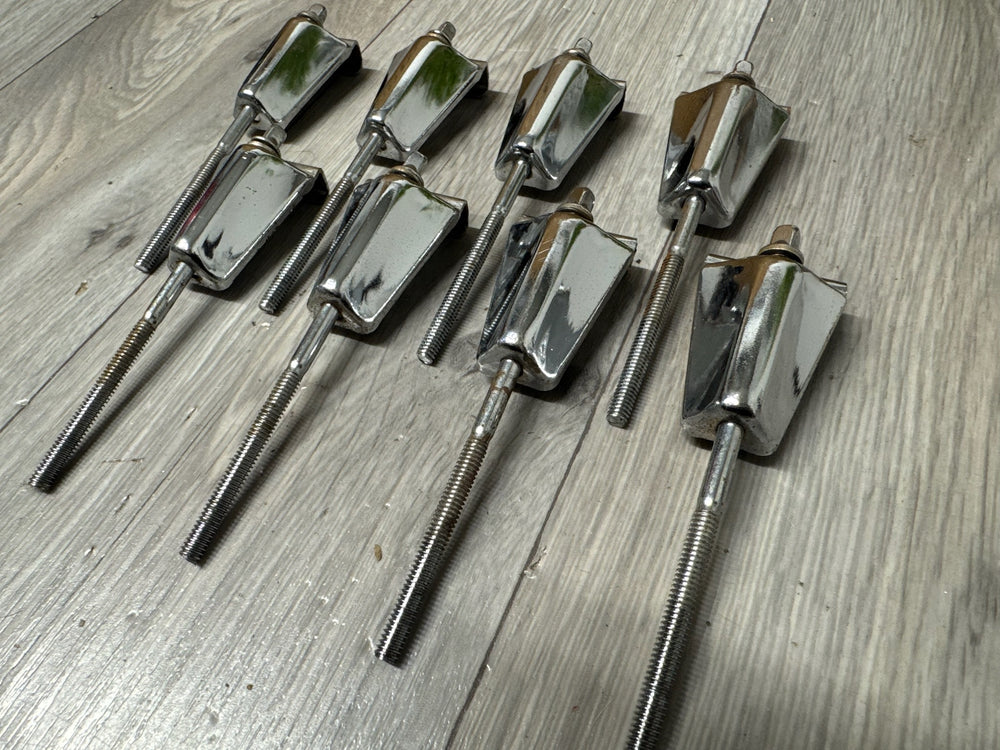 Premier Cabria Bass Drum Tension Rods & Claws Hardware x8 #VL30