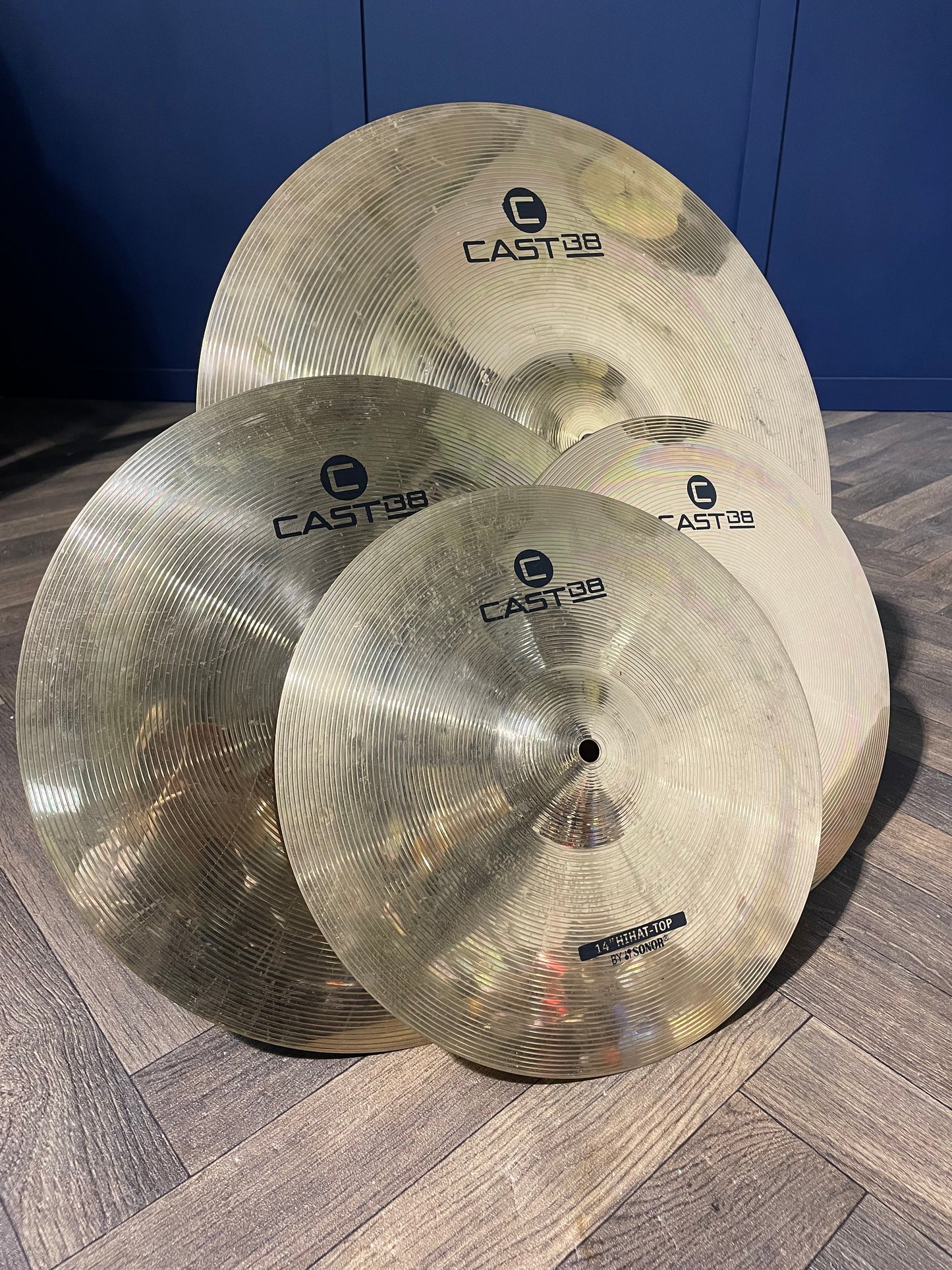 Sonor Cast B8 Cymbal Set / 20" 16" 14" / Drum Accessory #NV34