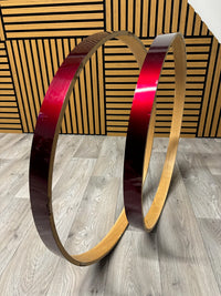 Premier Cabria Bass Drum 22” Wooden Hoops Rims Hardware #VL34