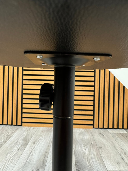 Drum Stool Throne / Black Hardware / Fixed Height #WI28