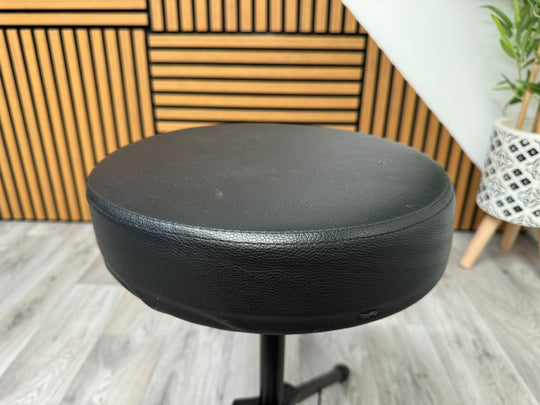 Drum Stool Throne / Black Hardware / Fixed Height #WI28