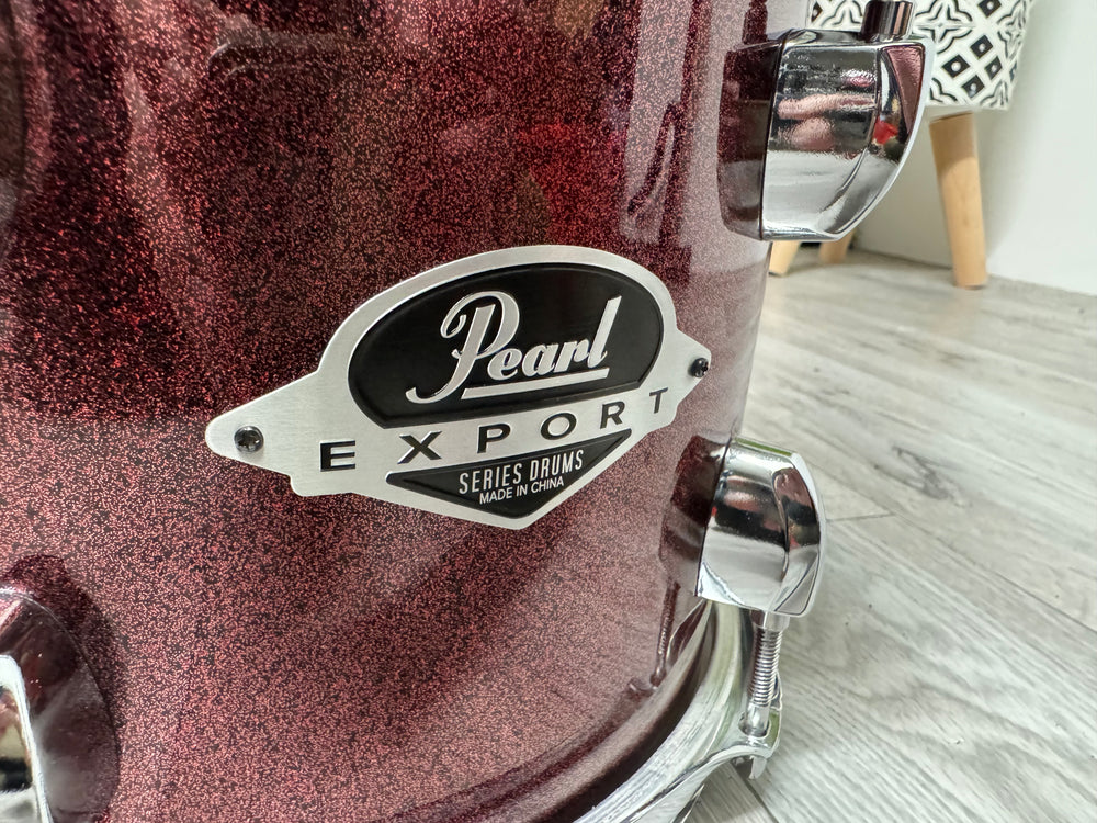 Pearl Export EXX 10” x 7” Rack Tom Drum / Red Sparkle #OV63