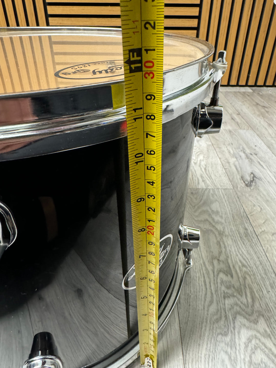 Leedy 13"x11" Rack Tom Drum / Drum Hardware / Black #OV66