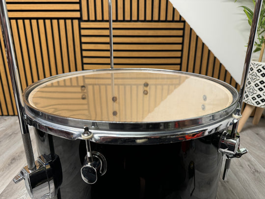Leedy 16” x 16” Floor Tom Drum with Legs / Black #OV67