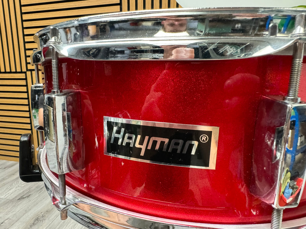 Hayman Snare Drum 14” x 5.5” / 8-Lug / Wood Shell / Red #WI37