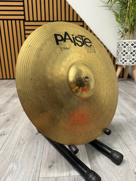 Paiste 101 Brass 14” Hi Hat Top Cymbal *Cracked* #OE61