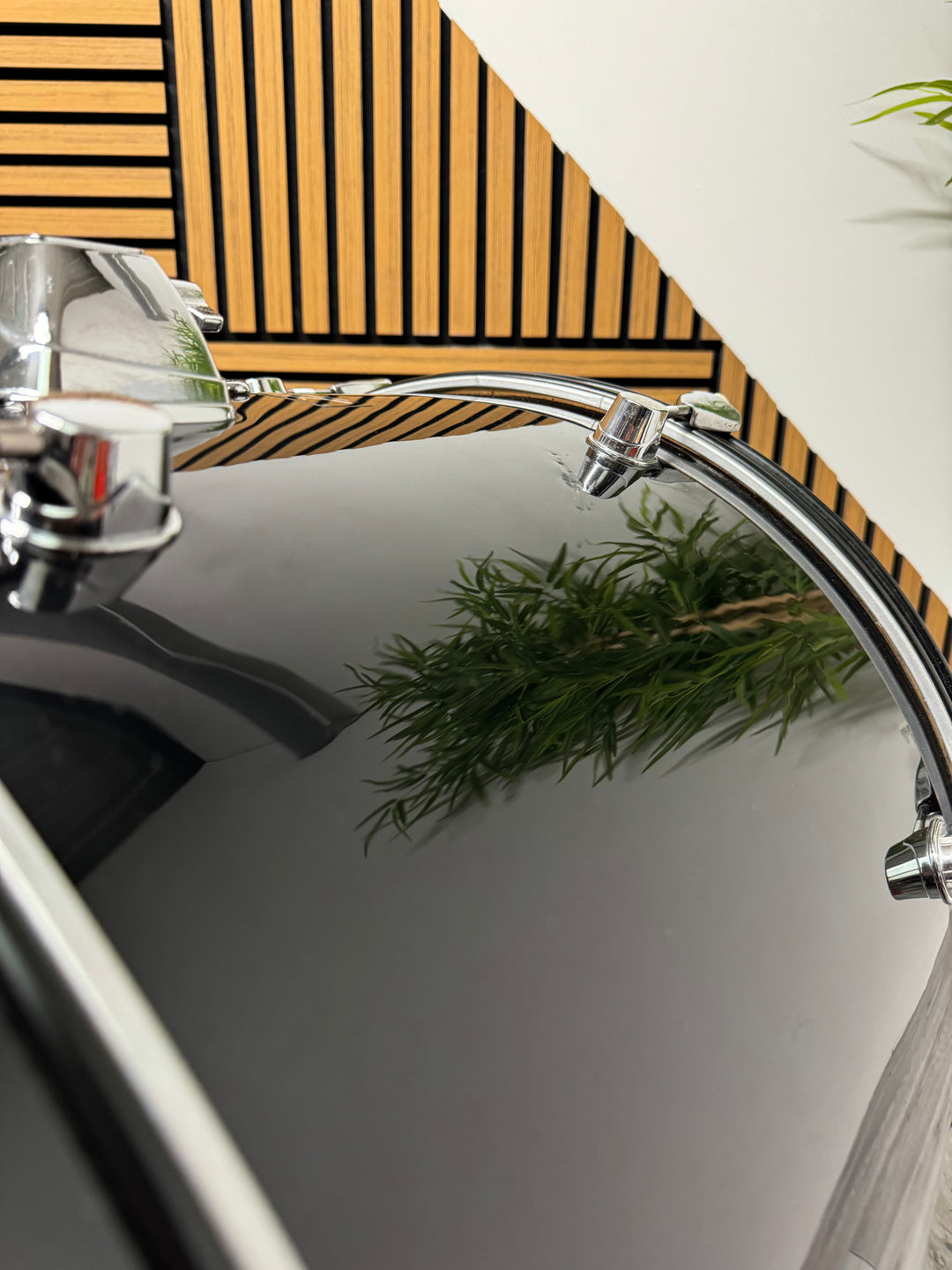 Leedy Bass Drum 22"x16" / Kick Drum / Black #OV78