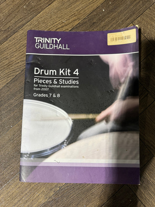 Trinity Drums Grade 4 Drum Book Pieces & Studies / Music Notation #MV