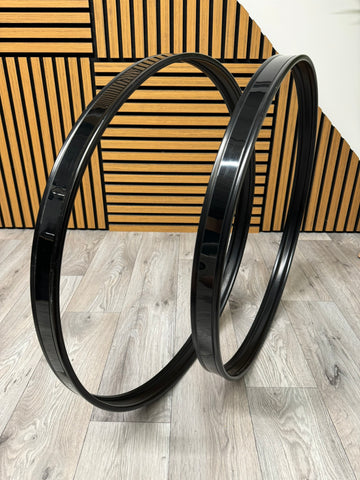 Pearl Bass Drum 22” Metal Hoops Rims Hardware (Pair) #WI48