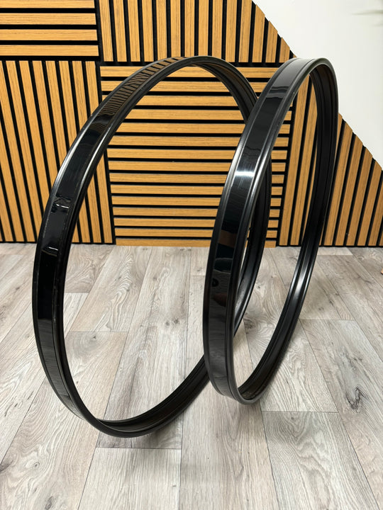 Pearl Bass Drum 22” Metal Hoops Rims Hardware (Pair) #WI48