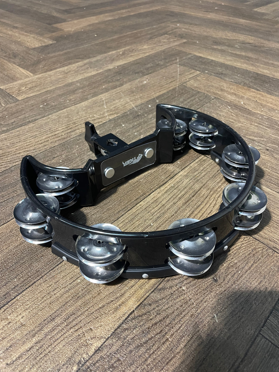 Tiger Mounted Tambourine / Drum Hardware / Accessory #NW49