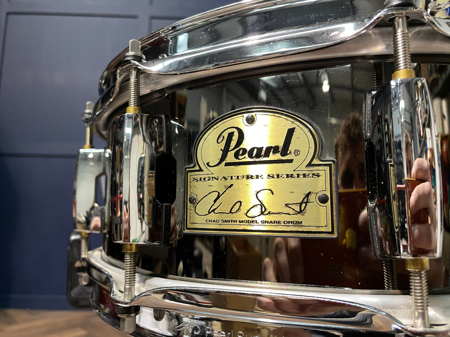 Pearl ‘Chad Smith Signature’ Steel Shell 14” x 5” Snare Drum #LA189