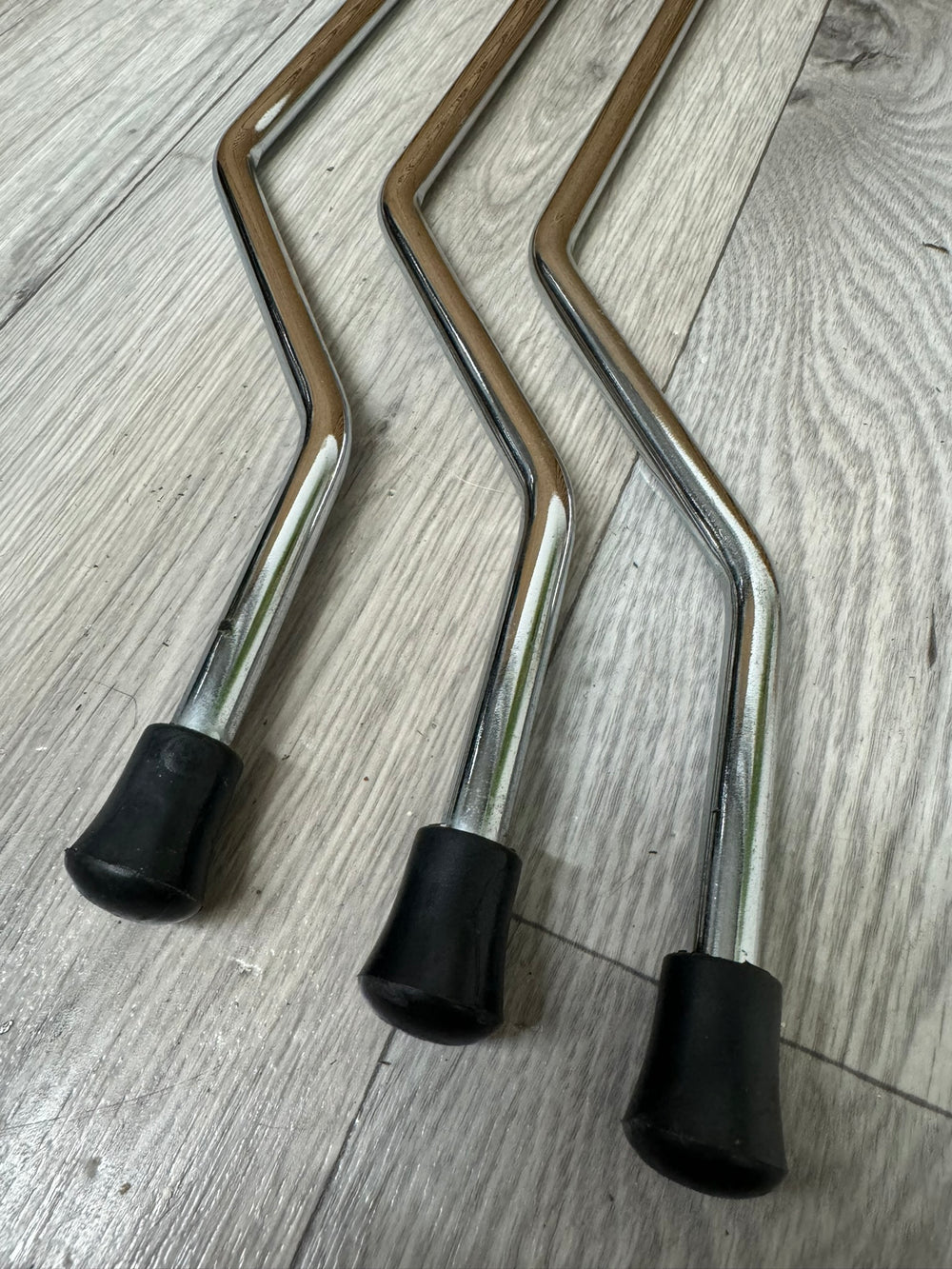 Floor Tom Drum Leg Stands Spares / Hardware x3 #WI54