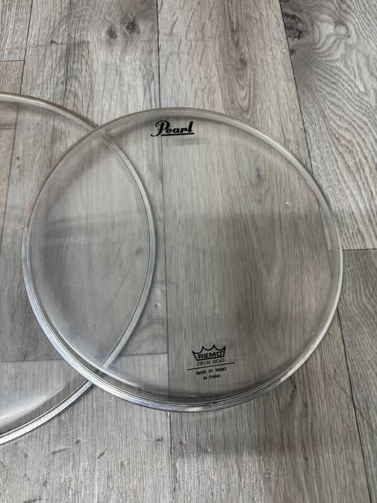 Pearl by Remo Tom Drum Heads Set Of 3 / 14" 12" 10" #WS42