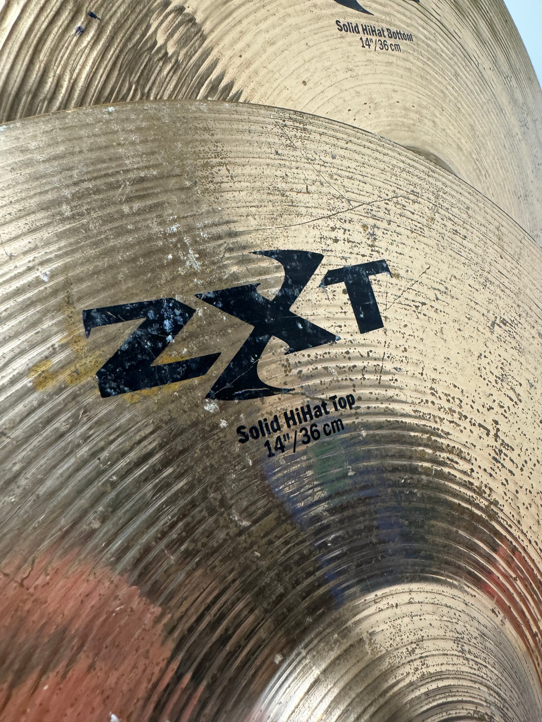 Zildjian ZXT Solid Hi Hats 14”/35cm Cymbals (Pair) #OW23