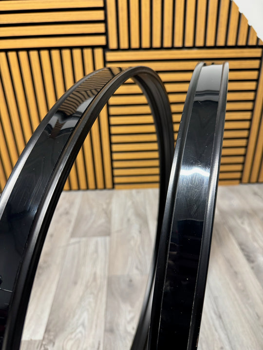 SONOR Bass Drum 22” Metal Hoops Rims Hardware / Black #VN19