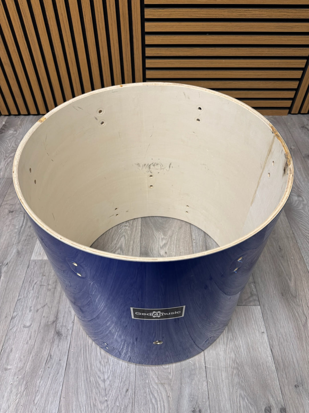 G4M 16"x16” Floor Tom Drum Bare Wood Project / Upcycle #WS47