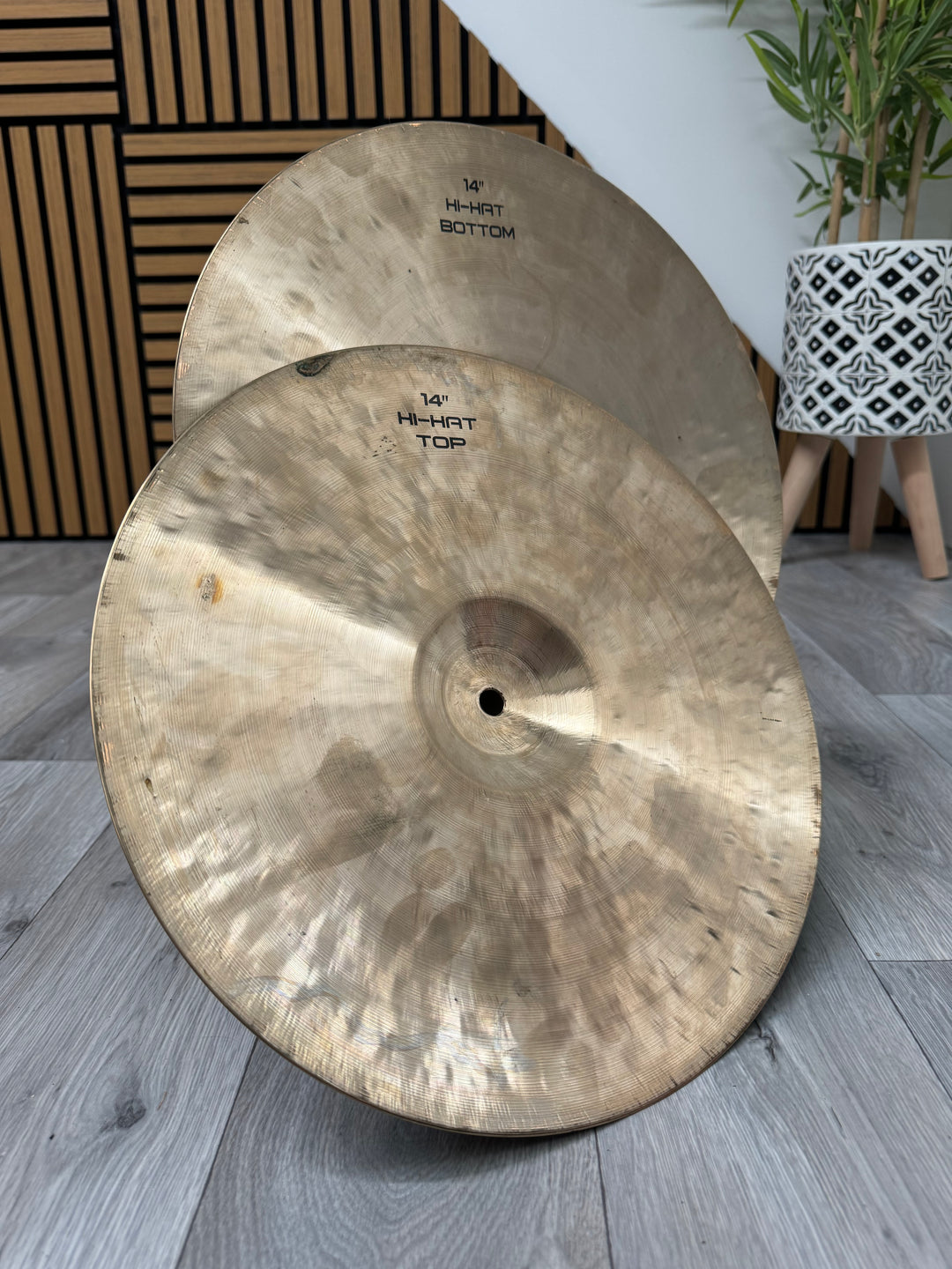 T-Cymbals Natural Hi Hats 14”/35cm Cymbals (Pair) #OF11