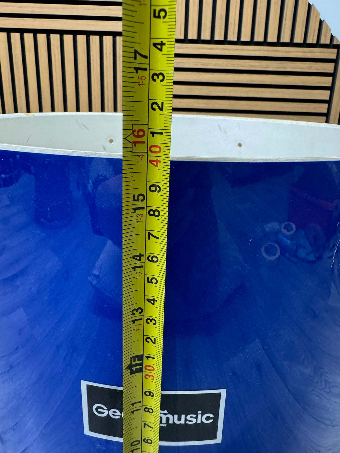 G4M 16"x16” Floor Tom Drum Bare Wood Project / Upcycle #WS47