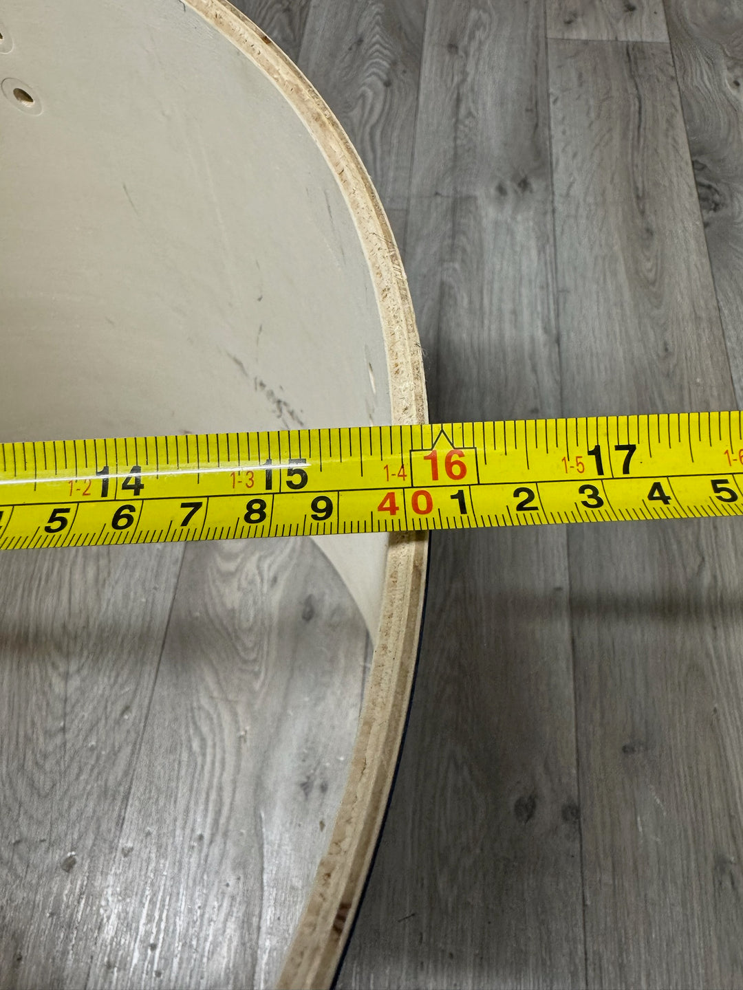 G4M 16"x16” Floor Tom Drum Bare Wood Project / Upcycle #WS47