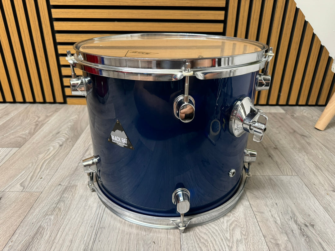 BlackRat 13"x11" Rack Tom Drum / Drum Hardware #WI69