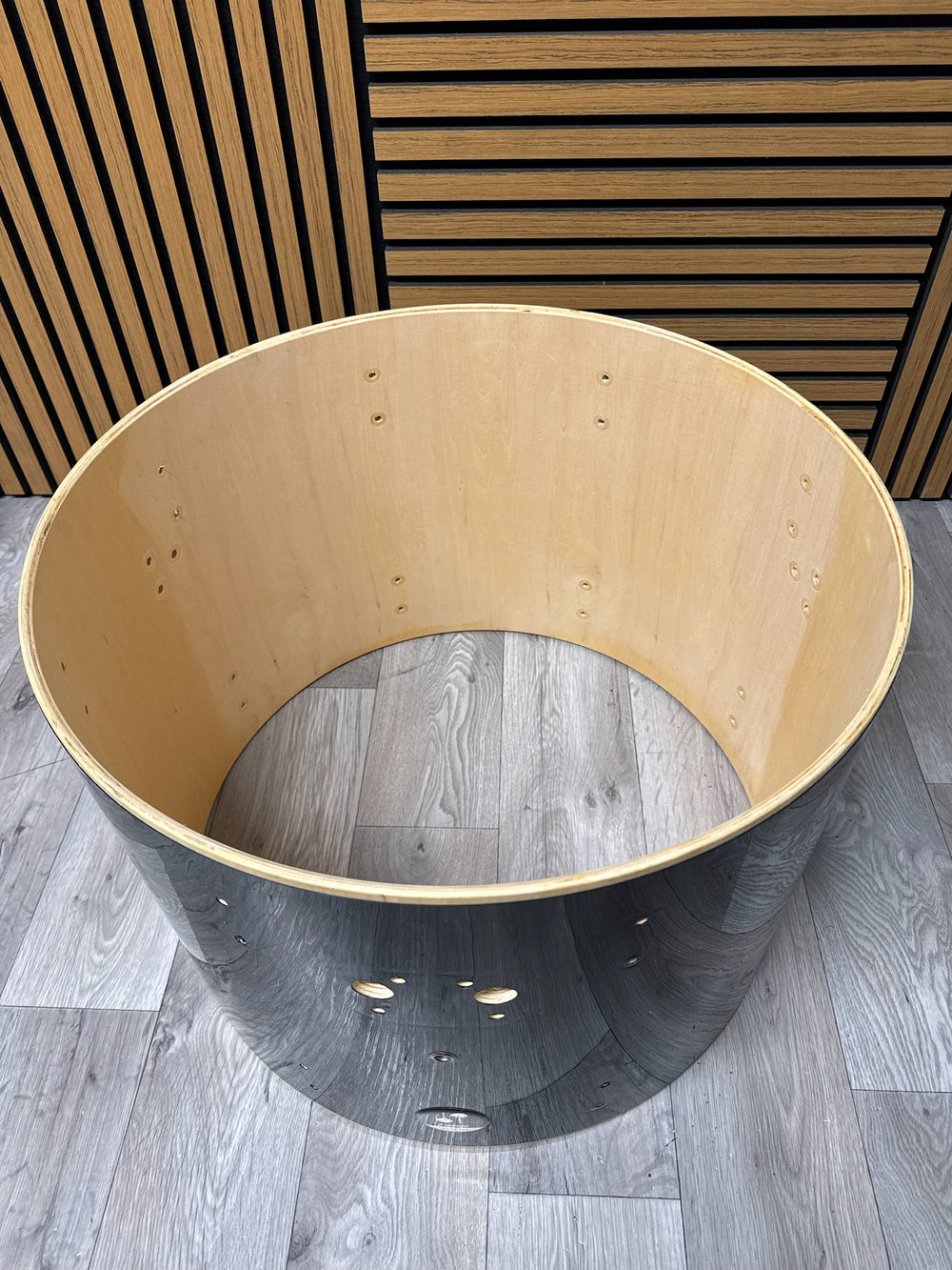 SONOR Force 505 Bass Drum Shell 22”x16” Bare Wood Project / Upcycle #VN23