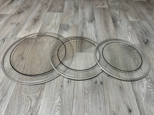 Drum Heads Tom Rock Size Drum Heads Set Of 3 / Batter Heads #OW30