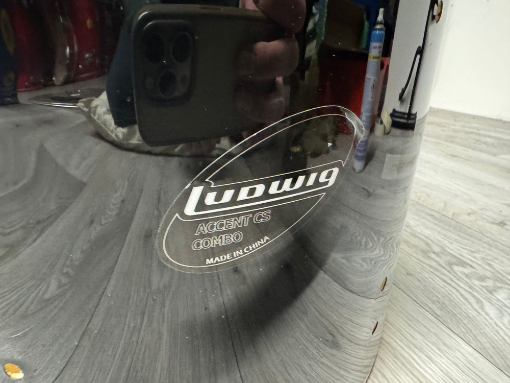 Ludwig Accent CS Tom Drum Shell 12”x10” Bare Wood #OW35