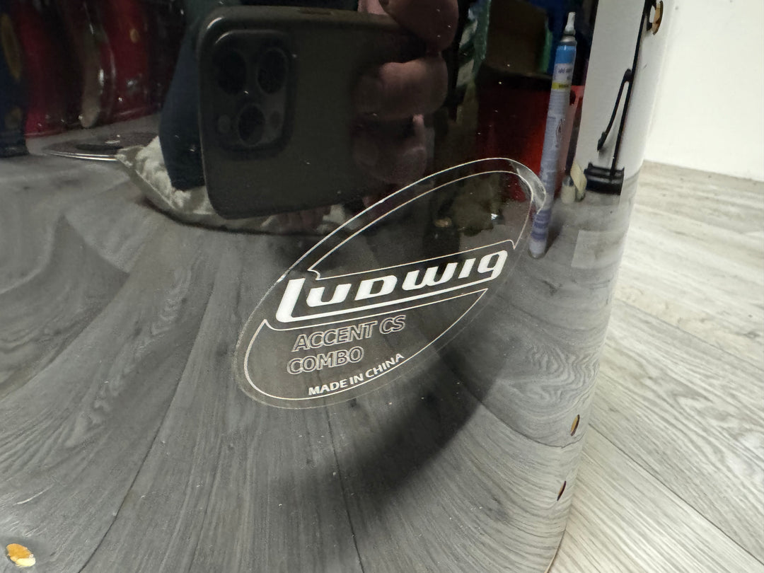 Ludwig Accent CS Tom Drum Shell 12”x10” Bare Wood #OW35