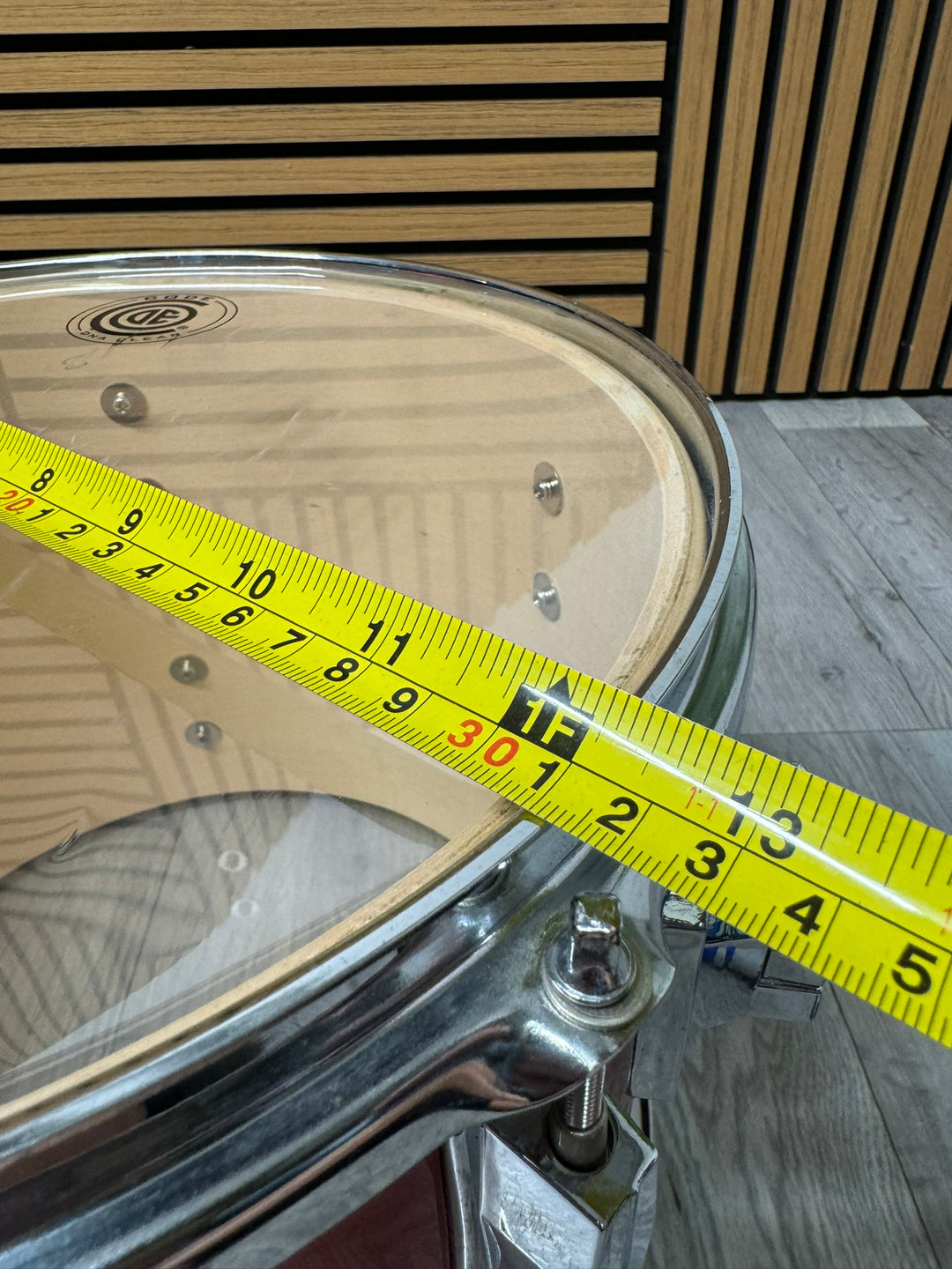 Red 12"x10" Rack Tom Drum / Drum Hardware #WI75