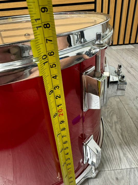 Red 12"x10" Rack Tom Drum / Drum Hardware #WI75
