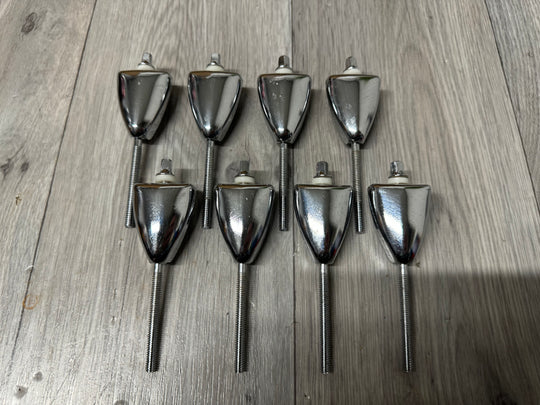 Ludwig Bass Drum Tension Rods And Claws / Drum Hardware x8 #OW36