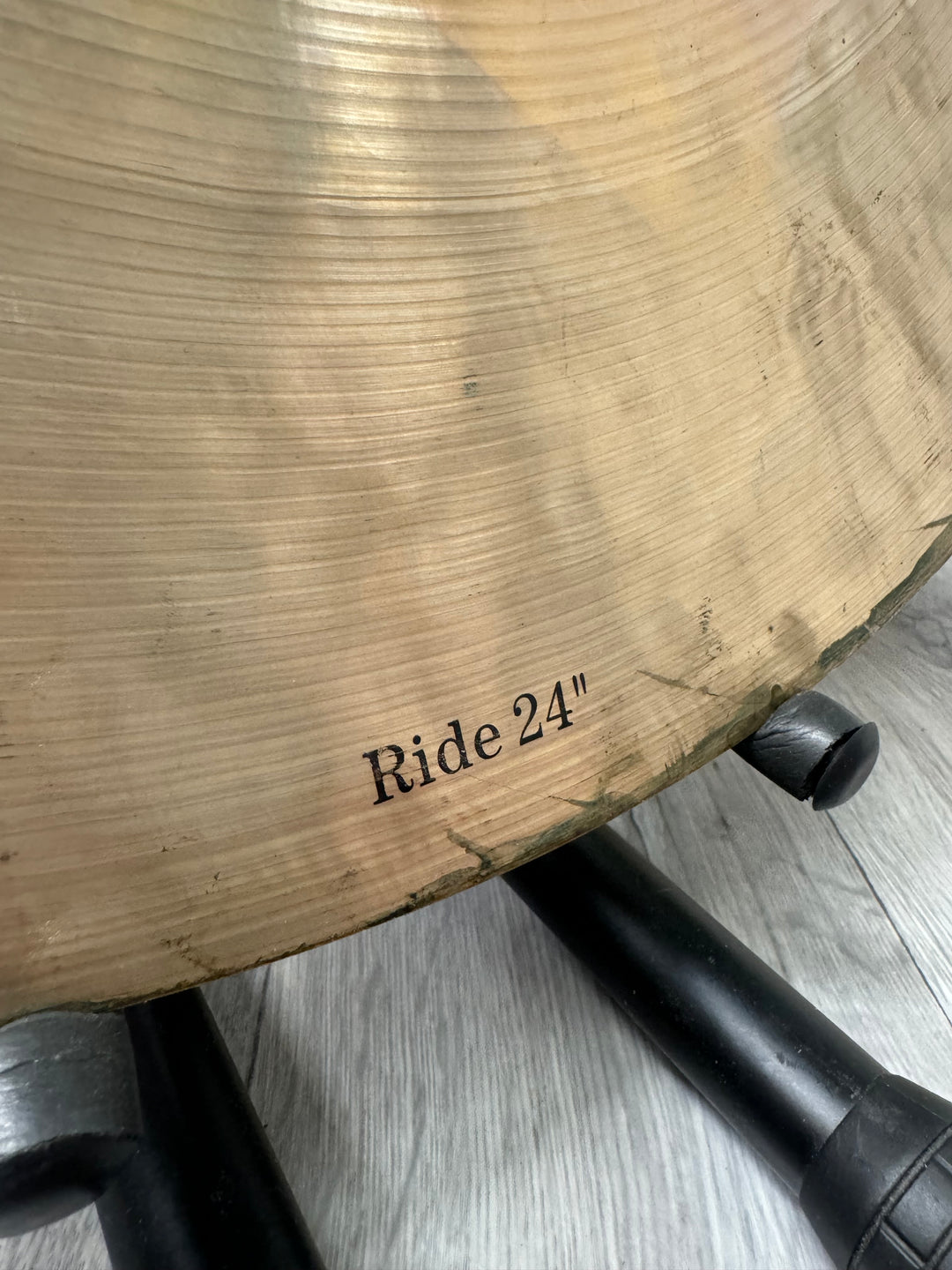Dream 10th Anniversary Small Bell Flat Ride Cymbal 24” #OF23