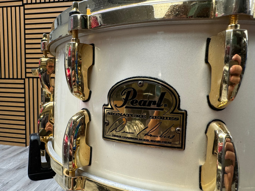 Pearl 'Dennis Chambers' Signature Series 14” x 6” Snare Drum / Gold Hardware #OF25