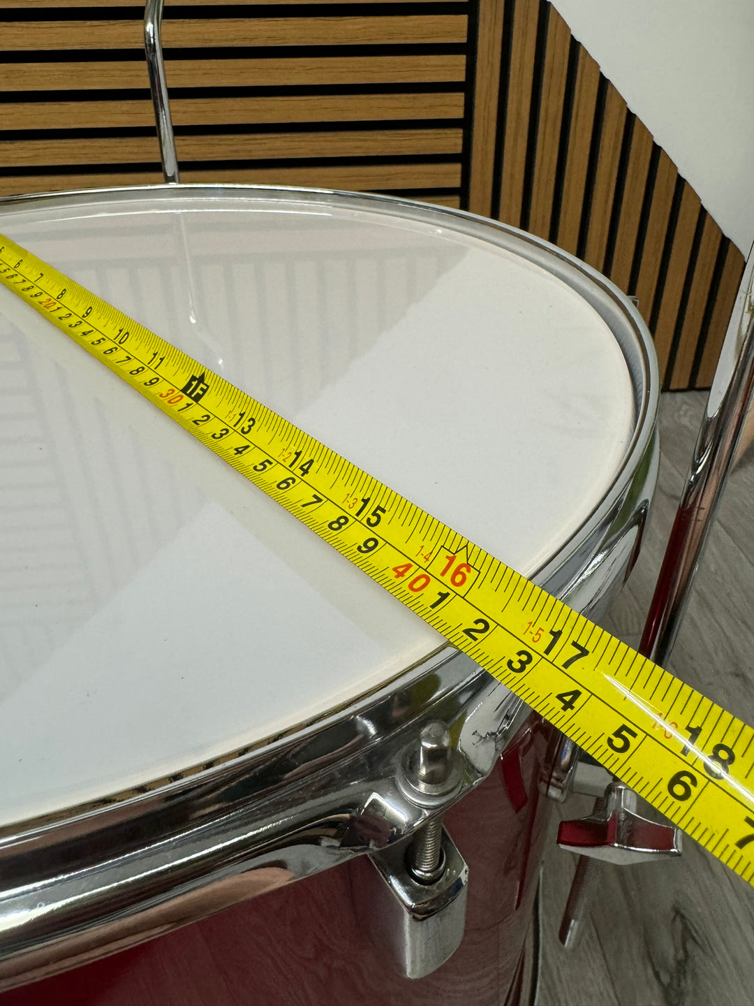 Hayman Floor Tom Drum 16”x16” / with Legs / Red #WI81