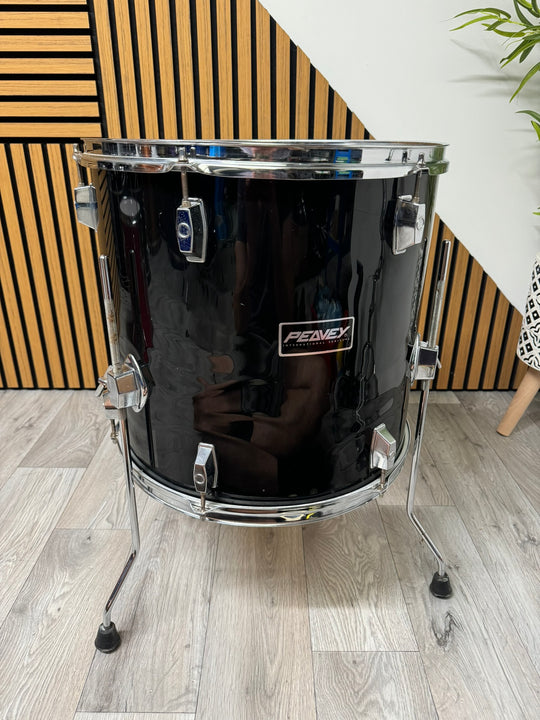 Peavey Floor Tom Drum 16”x16” / with Legs / Black #WI82