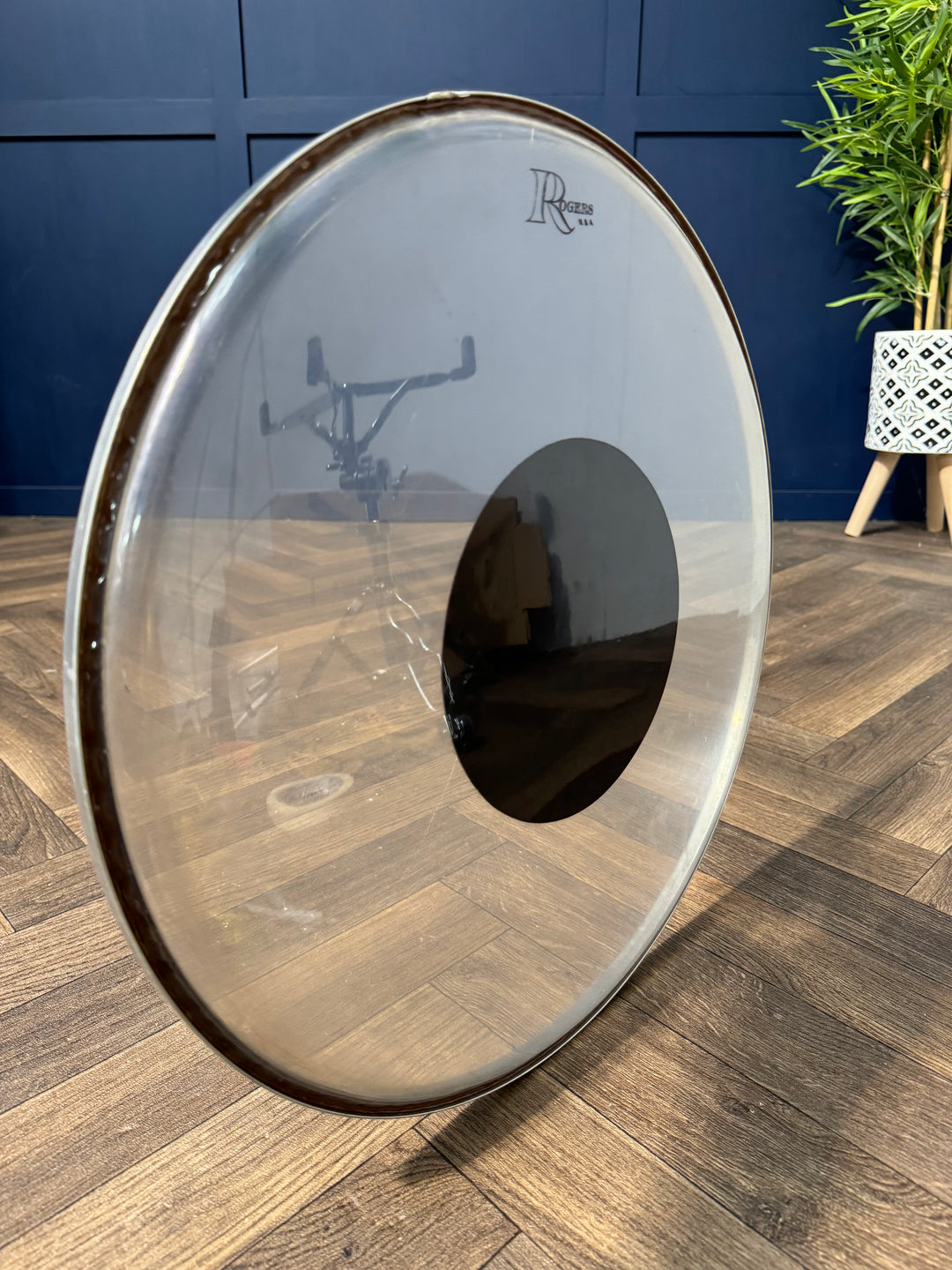 Vintage Rogers Clear Bass 18" Batter Drum Head #MG17